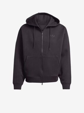 adidas Black Full-Zip Hoodie Sweatshirt